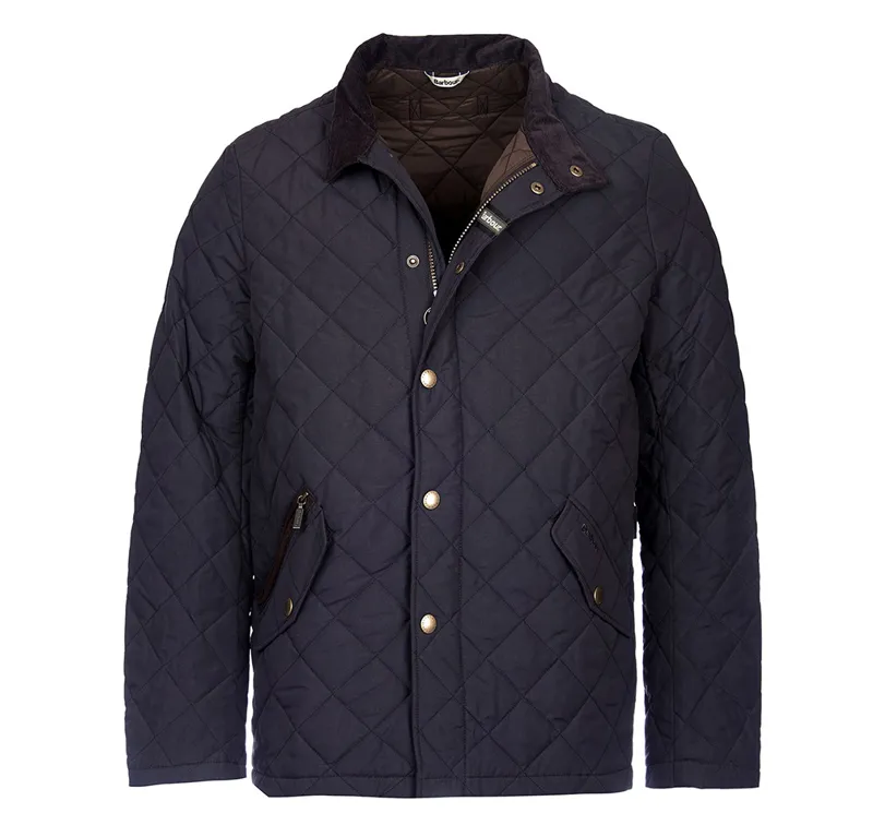 Barbour Mens Shoveler Quilt Jacket Navy-1